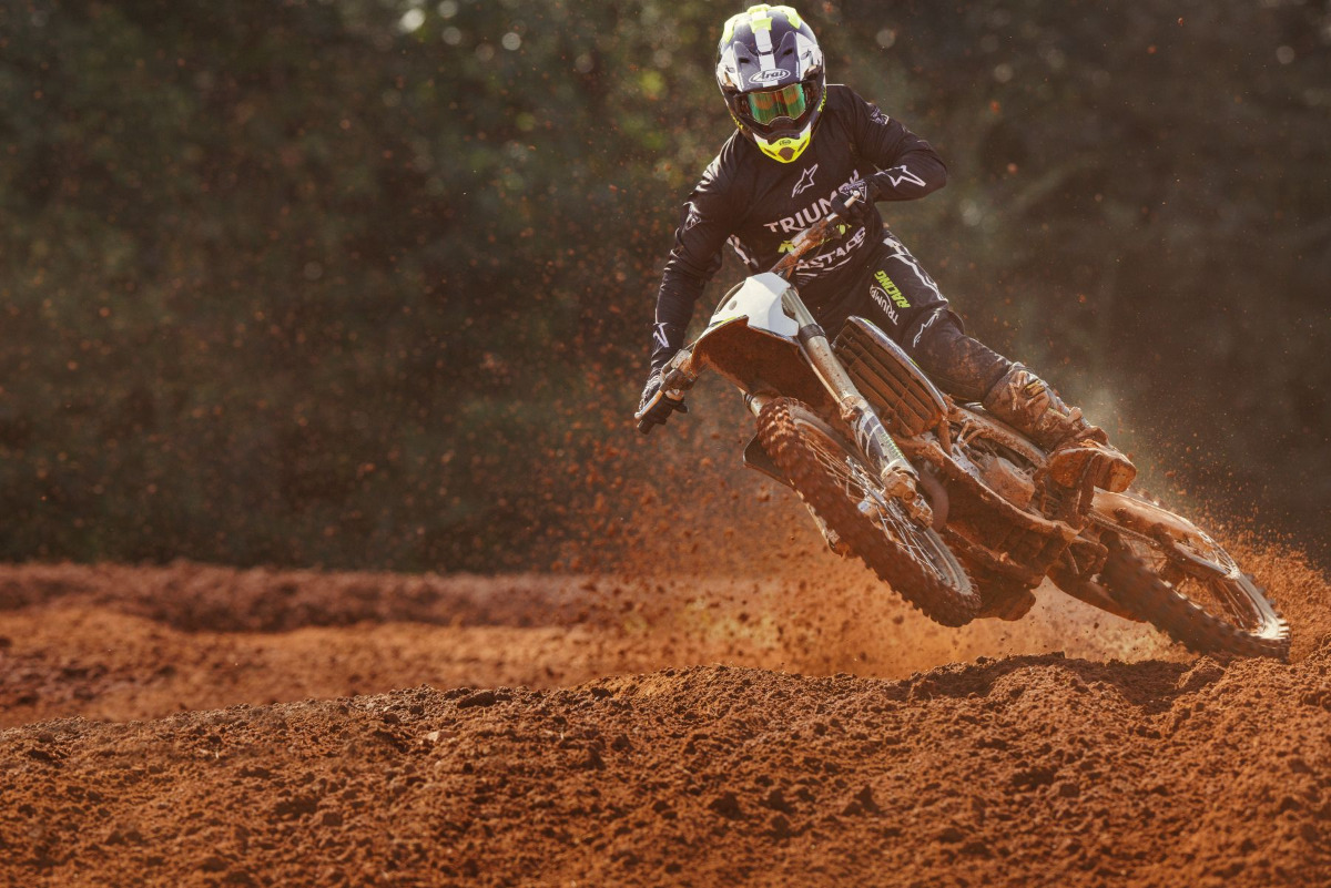 Le TF 250-X, la nouvelle motocross Triumph