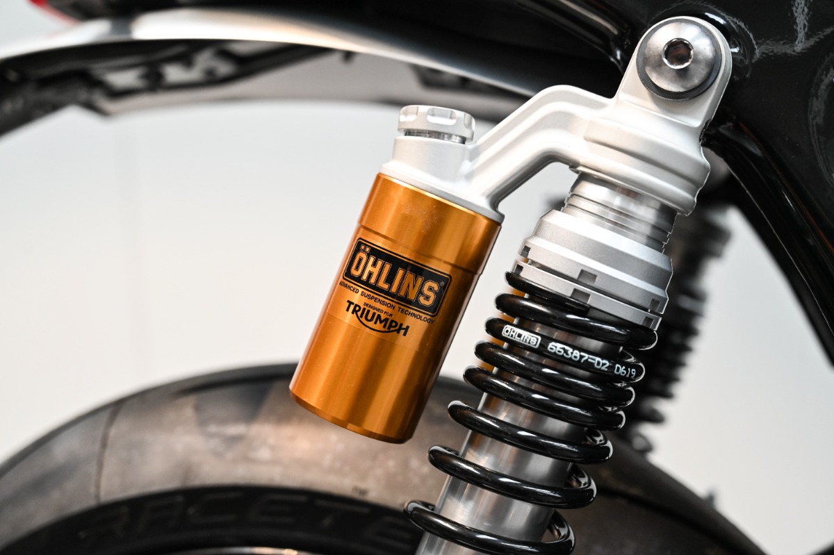 Speed Twin 1200 Red Hopper - Ohlins
